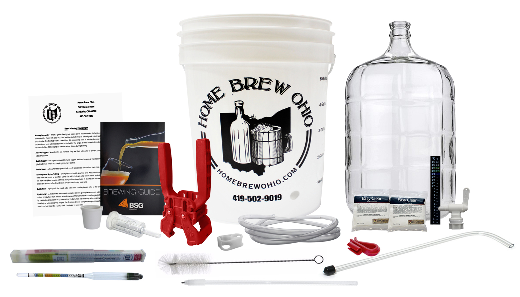 Learn To Brew LLC Carboy Kit for Home Made Beer (K7) 742436708203 eBay